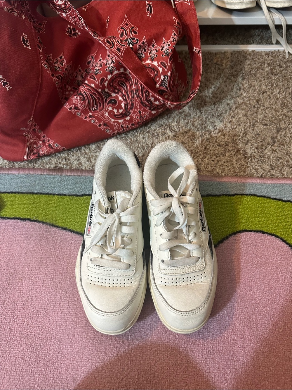 Reebok Women's Platform White Low-Top Sneakers